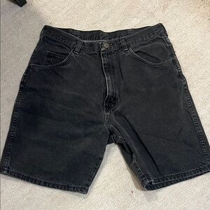 Wrangler men’s or women’s  Dark Gray vintage Jean Shorts
